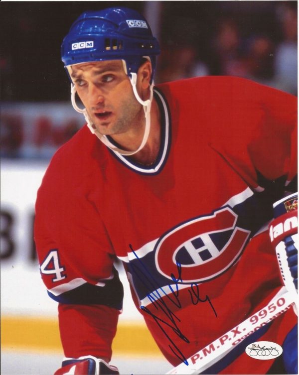 Stephane Richer Montreal Canadiens Autographed Signed 8x10 Photo w/JSA COA