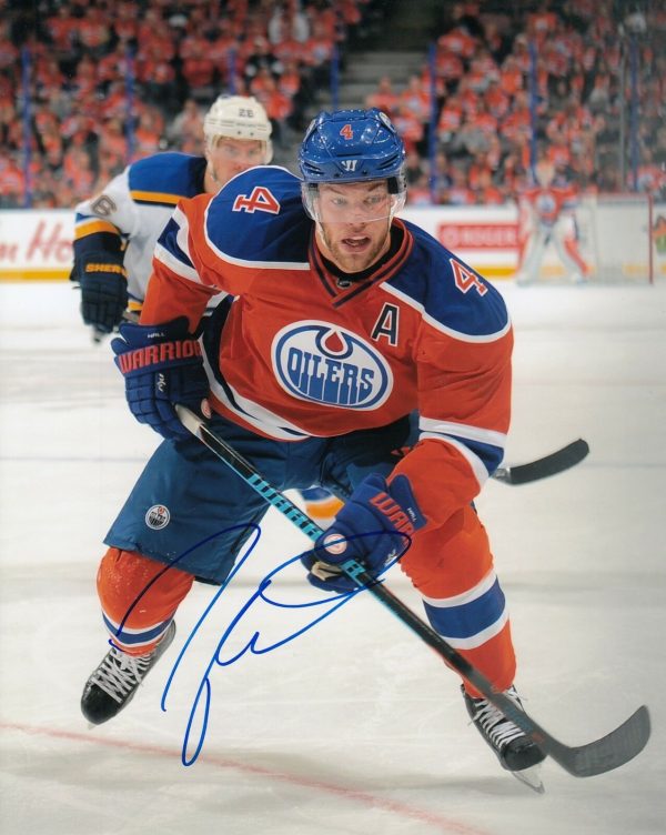 Taylor Hall Edmonton Oilers Autographed Signed 8x10 Photograph w/COA