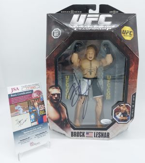 Brock Lesnar Signed UFC Figure Unopened - JSA