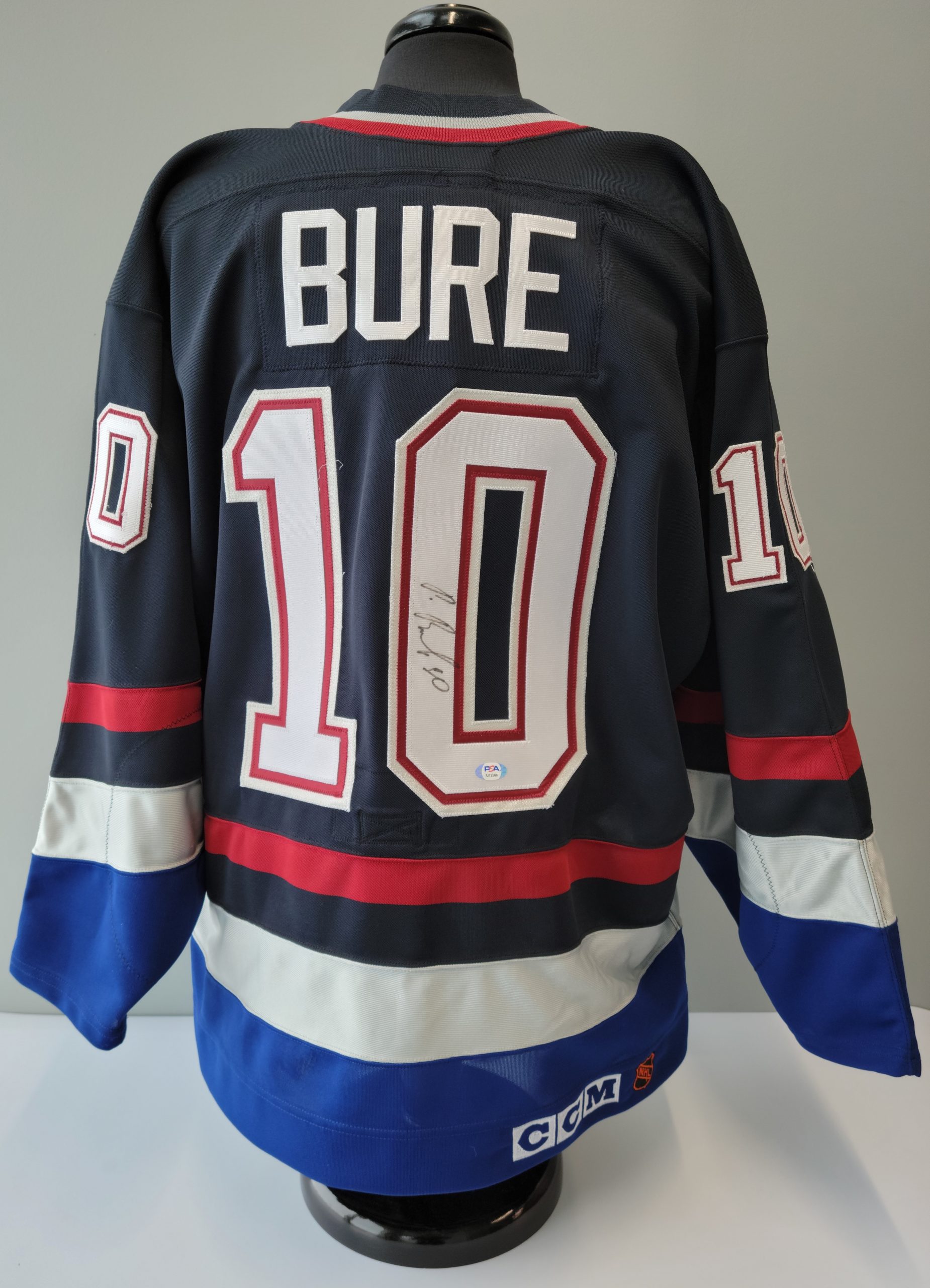 Pavel Bure #10 Vancouver Canucks Legend Signed Jersey #545