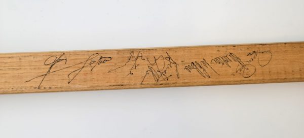 1981 Canada Cup - Team Canada Signed Hockey Stick (HOF signatures)