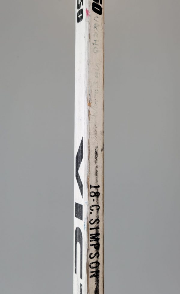 Craig Simpson Victoriaville Ultra Vic Autographed Game Used Hockey Stick