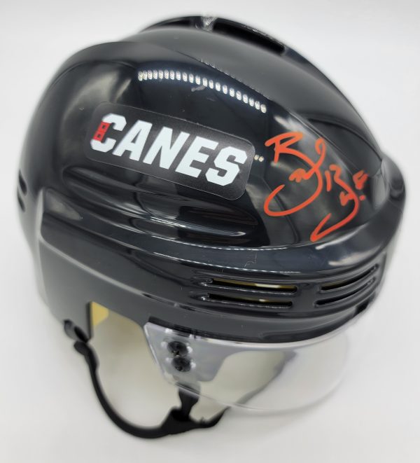 Brent Burns Hurricanes Signed Licenced Mini Helmet w/Fanatics COA