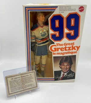 1983 Mattel "The Great Wayne Gretzky" Action Figure Doll - In Box