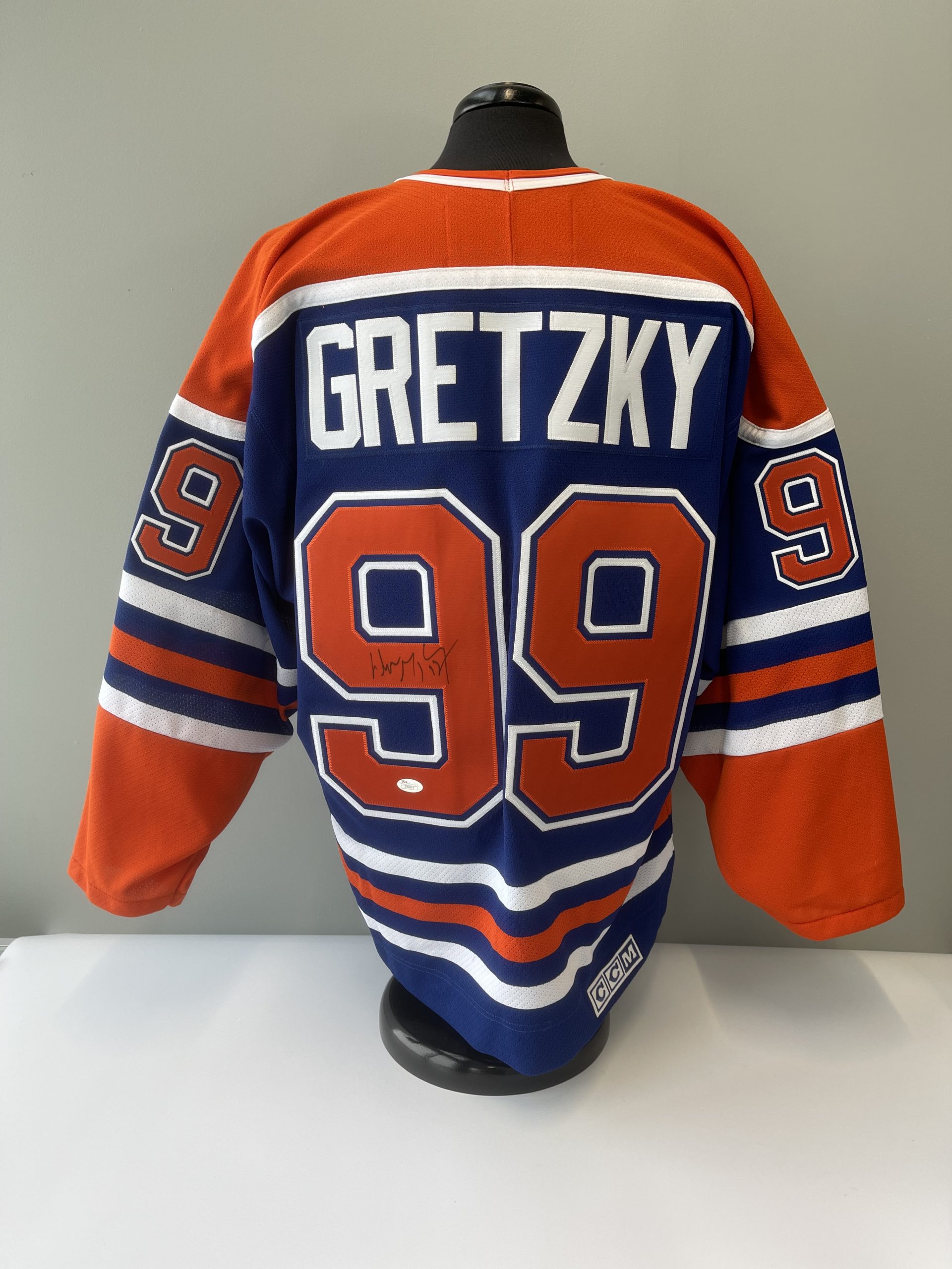 Wayne Gretzky Signed Autographed Edmonton Oilers #99 Blue Jersey