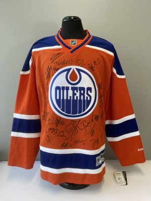 Oilers 2016-2017 Team Signed Authenticated JSA Autographed Jersey
