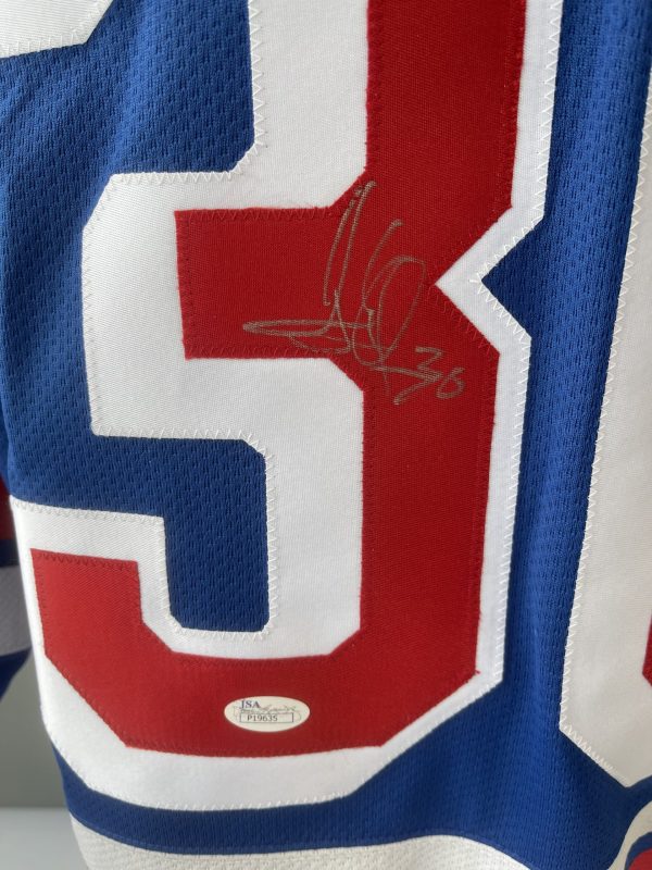 Henrik Lundqvist Rangers Authenticated JSA Autographed Jersey #30