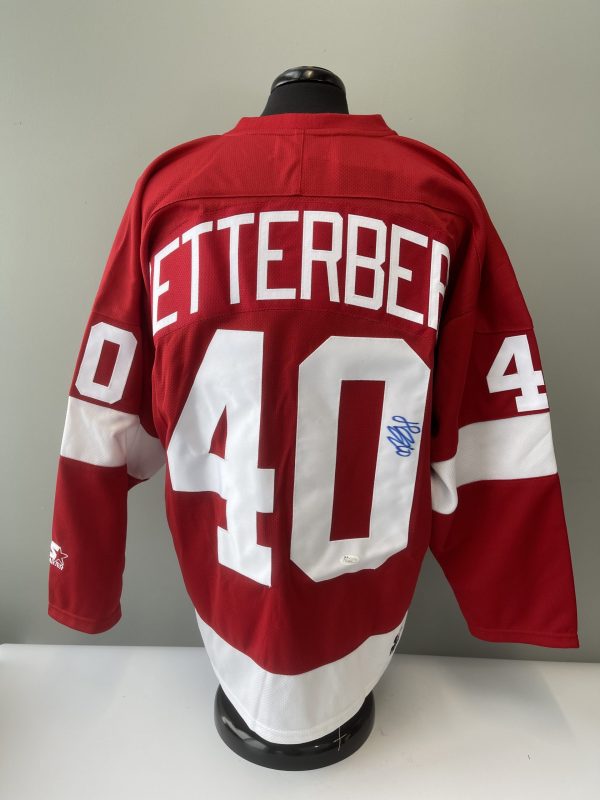 Henrik Zetterberg Red Wings Authenticated JSA Autographed Jersey #40