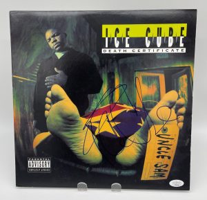 Ice Cube - Death Certificate Signed Vinyl Record (JSA)