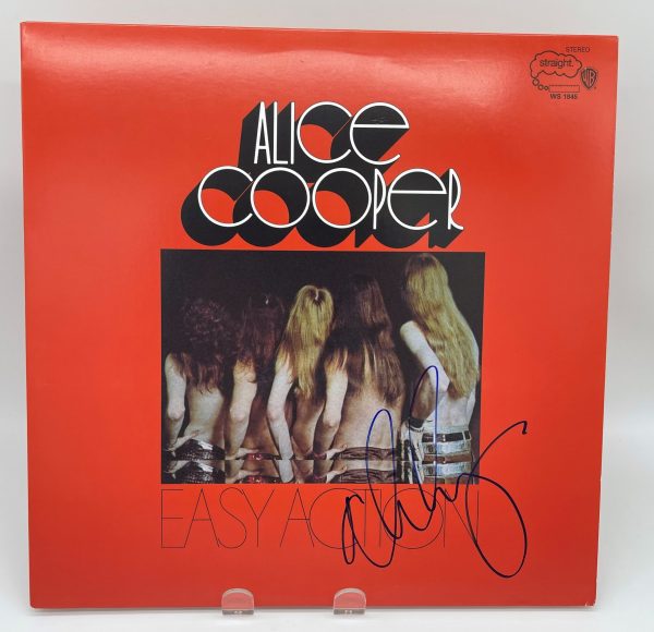 Alice Cooper - Easy Action Signed Vinyl Record (JSA)