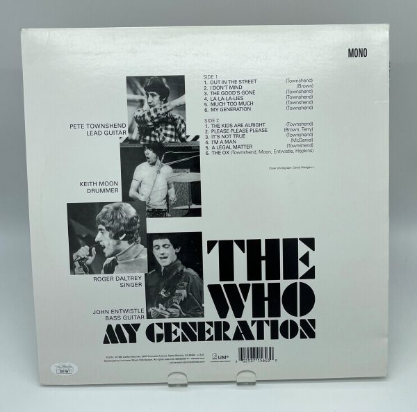 The Who - My Generation Signed Vinyl Record (JSA)