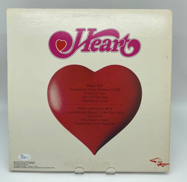 Heart - Dreamboat Annie Signed Vinyl Record (JSA)