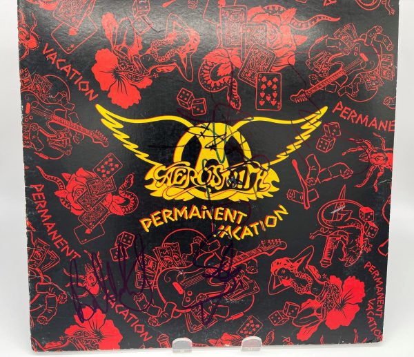 Aerosmith - Permanent Vacation Signed Vinyl Record