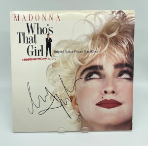Madonna - Who's That Girl Signed Vinyl Record