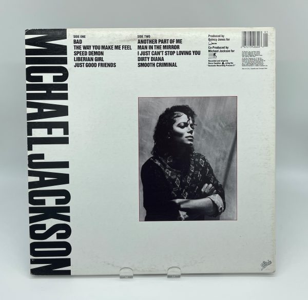 Michael Jackson - Bad Signed Vinyl Record
