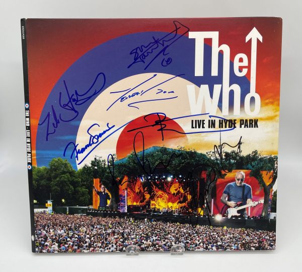 The Who - Live In Hyde Park Signed Vinyl Record (JSA)