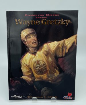 Wayne Gretzky #99 Jersey Retirement Night Program October 1, 1999