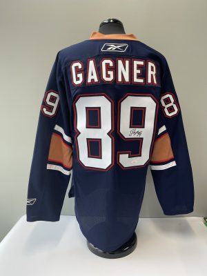 Sam Gagner Oilers Autographed Jersey w/ JSA COA