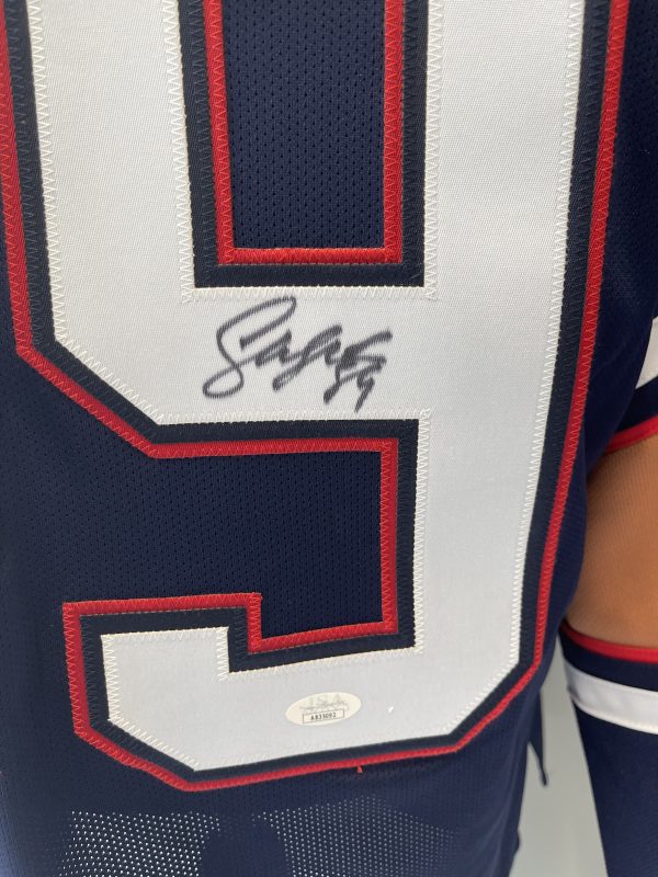 Sam Gagner Oilers Autographed Jersey w/ JSA COA