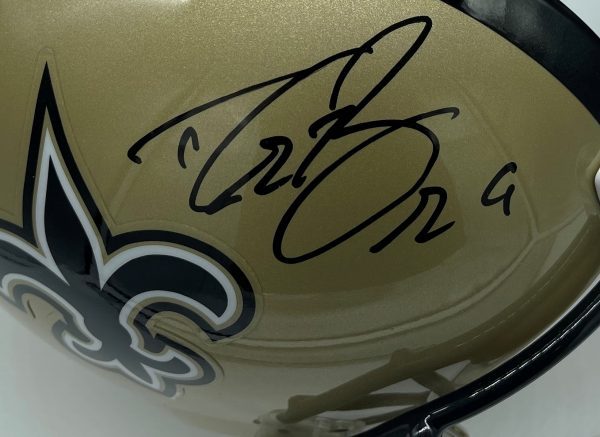 Drew Brees New Orleans Saints Autographed Helmet w/ Beckett COA