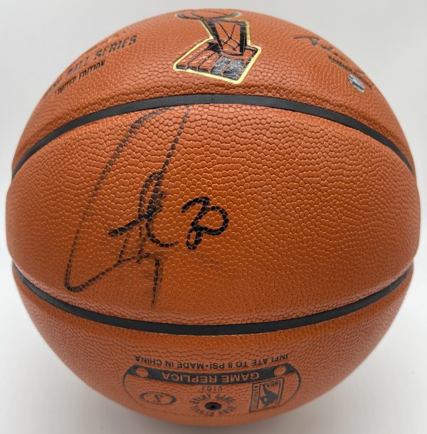 Steph Curry Warriors Signed Basketball w/COA