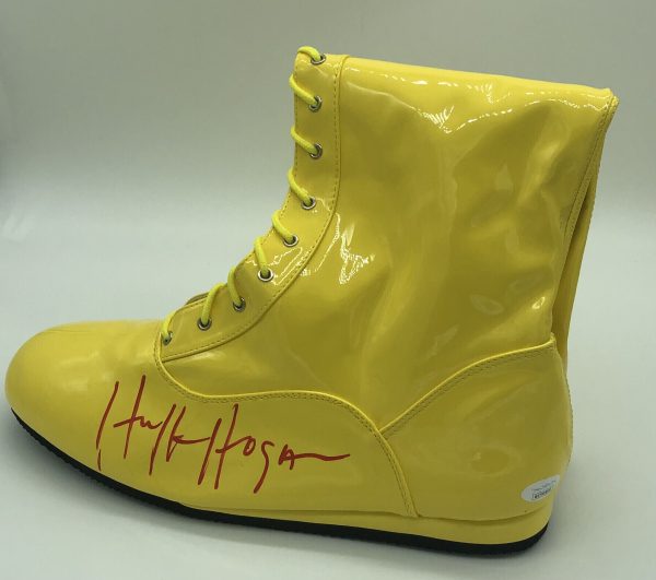 Hulk Hogan Autographed Wrestling Boot w/JSA COA