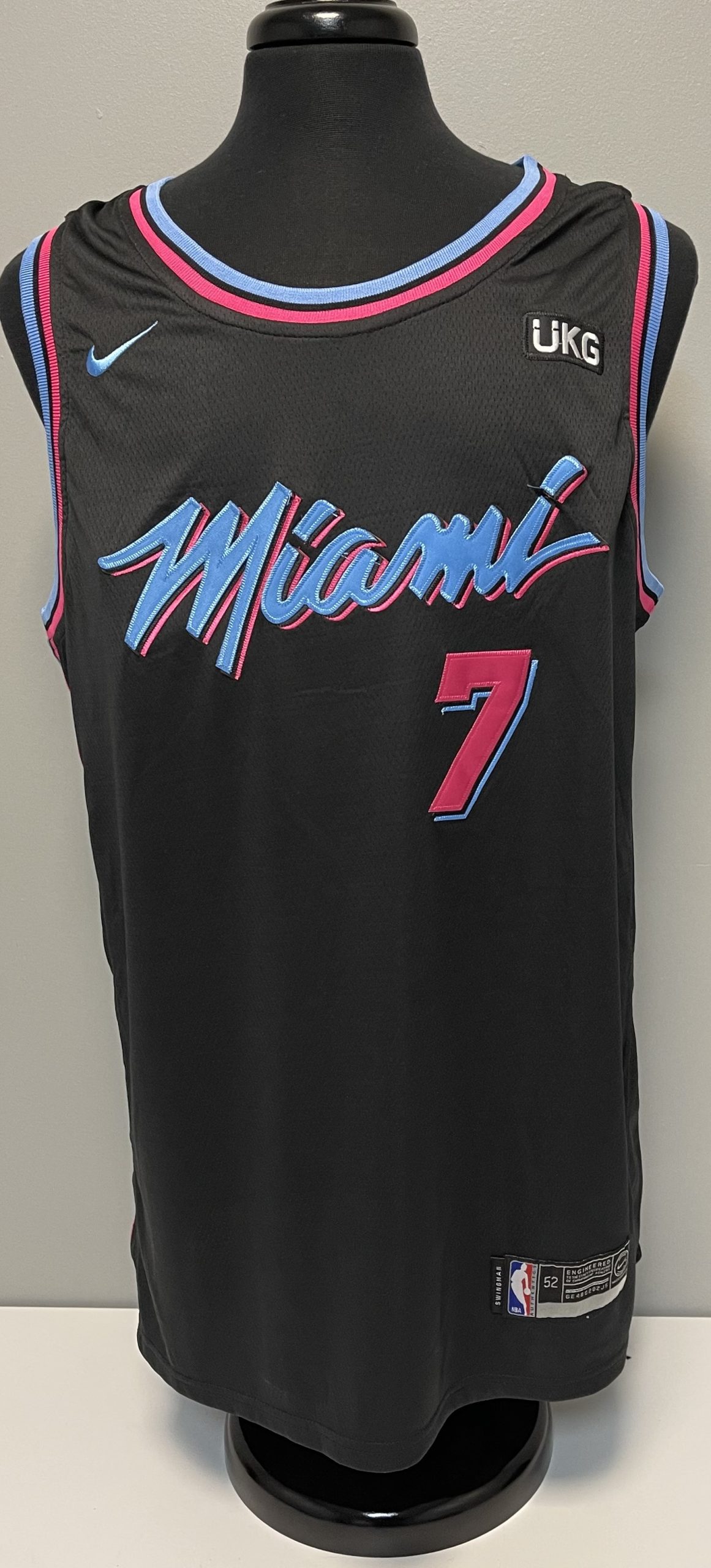 Kyle Lowry Signed Miami Heat Jersey Size L In Person JSA CERTIFIED