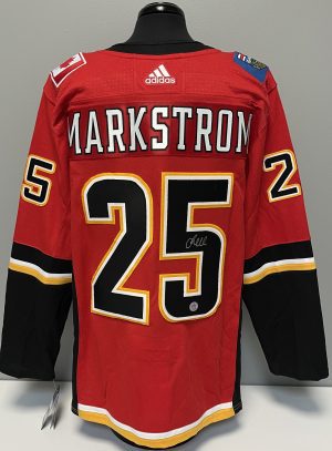 Jacob Markstrom Calgary Flames Signed Jersey w/AJ COA