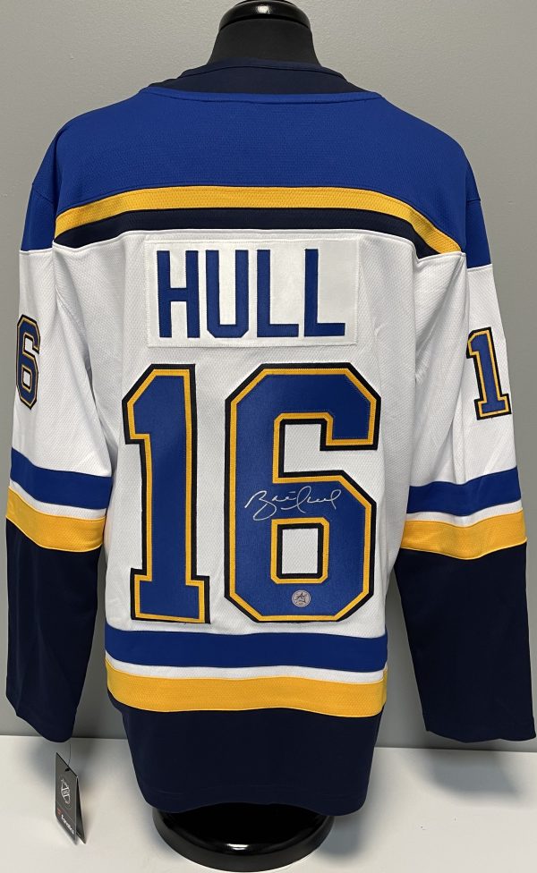 Brett Hull St. Louis Blues Signed Jersey w/AJ COA