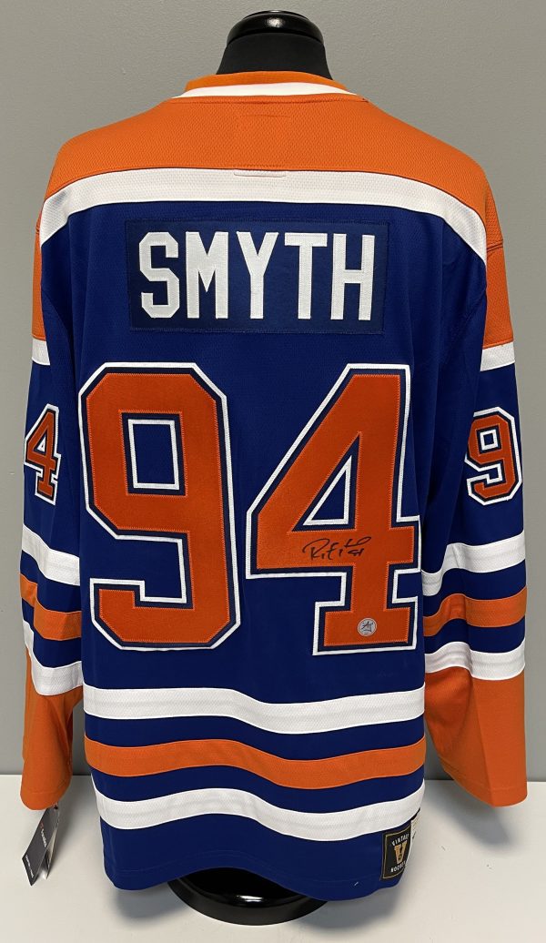 Ryan Smyth Edmonton Oilers Signed Jersey w/AJ COA