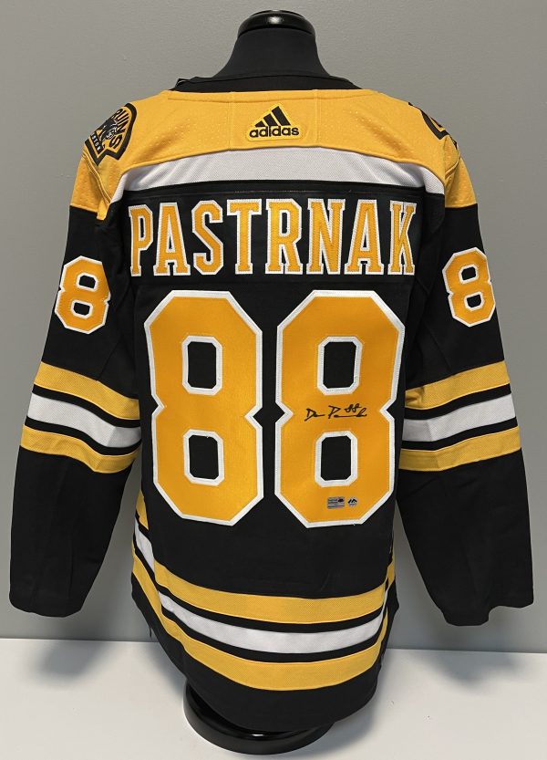 David Pastrnak Bruins Adidas Signed Jersey w/COA
