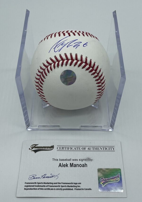 Alek Manoah Blue Jays Autographed Baseball w/COA