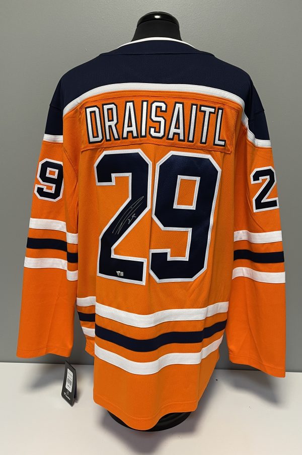 Leon Draisaitl Oilers Signed Fanatics Jersey w/Fanatics COA