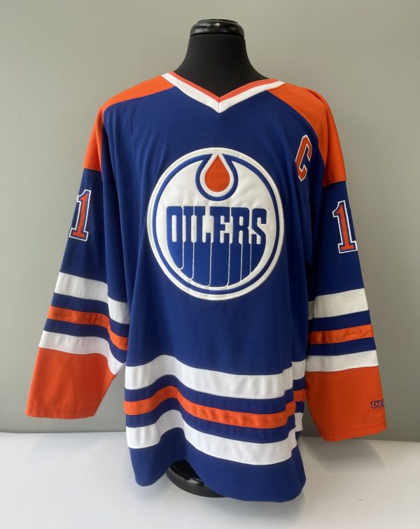 Mark Messier Oilers Authenticated JSA Autographed Jersey #11