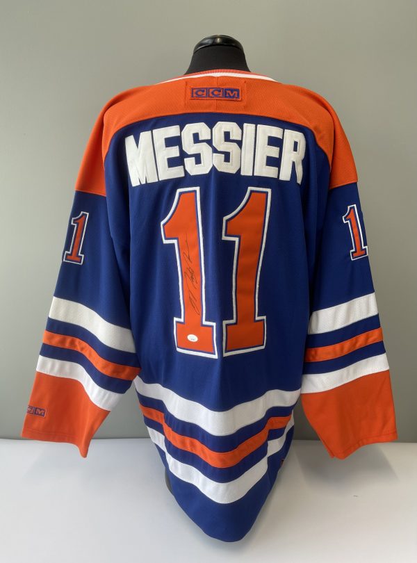 Mark Messier Oilers Authenticated JSA Autographed Jersey #11