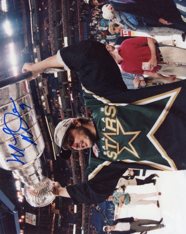 Mike Modano Stars Autographed 8x10 Photo w/COA