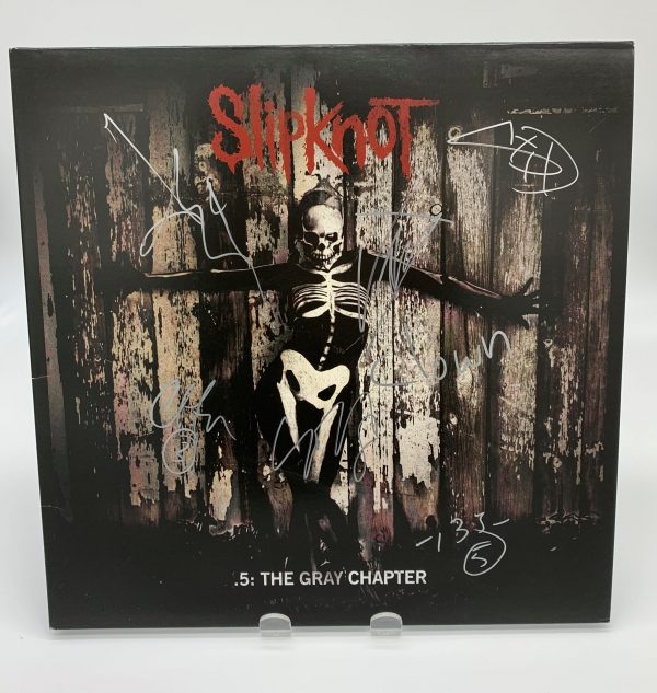 Slipknot - .5 The Gray Chapter Signed Vinyl Record (JSA)