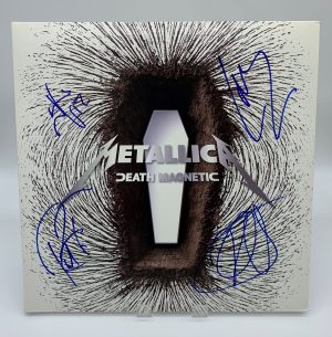 Metallica - Death Magnetic Signed Vinyl Record (JSA)