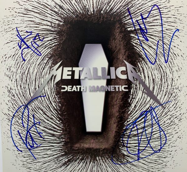 Metallica - Death Magnetic Signed Vinyl Record (JSA)