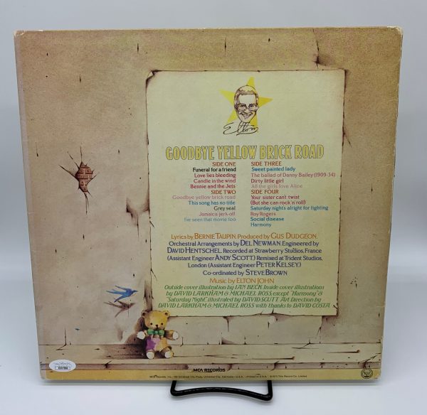 Elton John - Goodbye Yellow Brick Road Signed Vinyl Record (JSA)