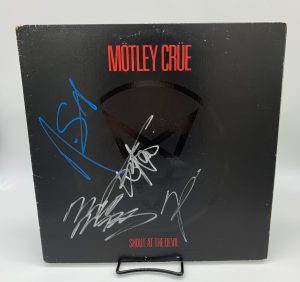 Motley Crue - Shout At The Devil Signed Vinyl Record (JSA)