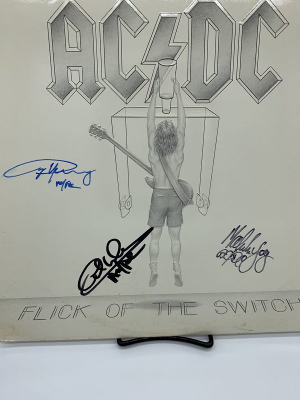 ACDC - Flick Of The Switch Signed Vinyl Record (JSA)