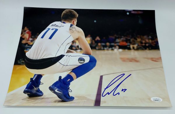 Luka Doncic Dallas Mavericks Autographed 11x14 Photo w/ JSA COA