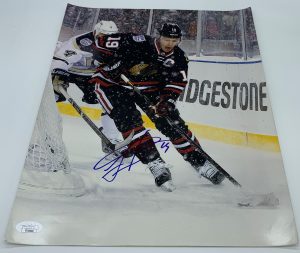 Jonathan Toews Chicago Blackhawks Autographed 11x14 Photo w/ JSA COA