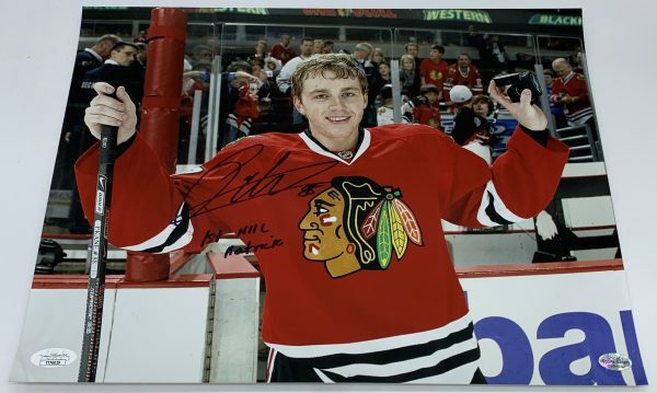 Patrick Kane Chicago Blackhawks Autographed 11x14 Photo w/ JSA COA
