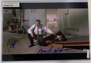 Michael Madsen Tim Roth Reservoir Dogs Autographed 12x18 Photo w/ PSA COA