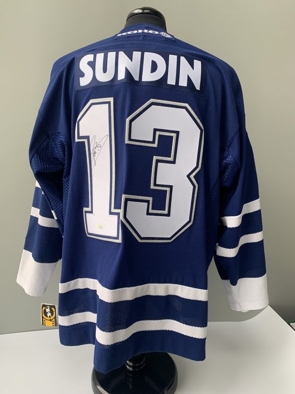 Mats Sundin Maple Leafs Autographed Jersey w/ JSA COA