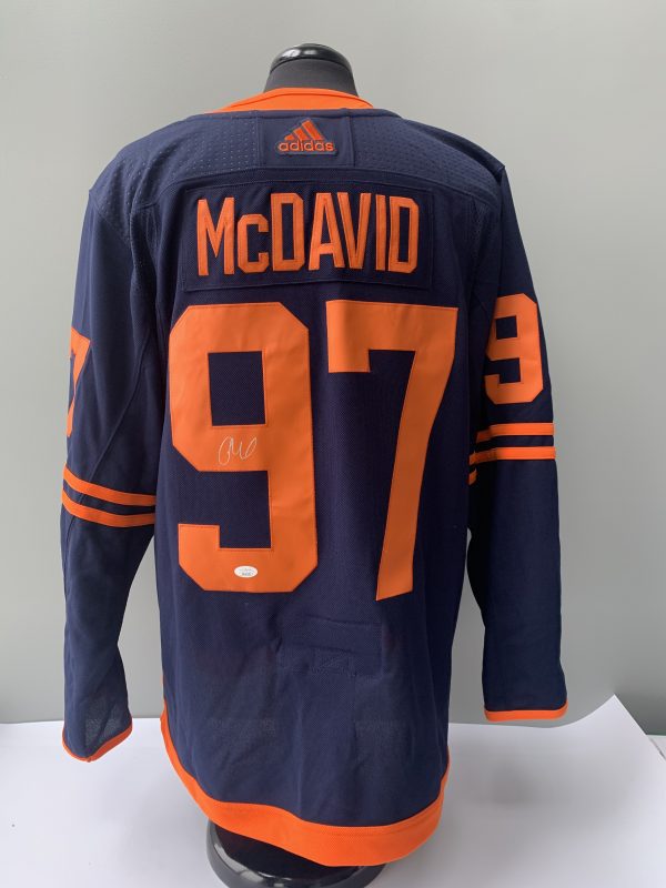 Connor McDavid Oilers Autographed Jersey w/ JSA COA