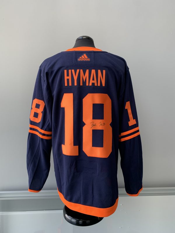 Zach Hyman Oilers Autographed Jersey W/COA