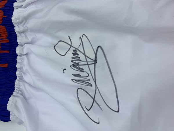 Manny Pacquiao Autographed White Boxing Shorts W/ PSA COA